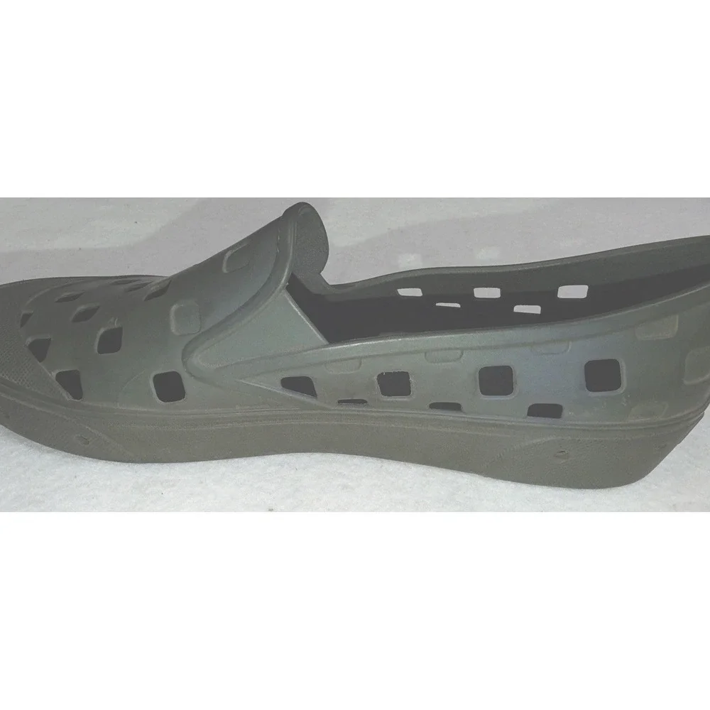 Vans Slip On Shoes Men's US 13‎ Olive Green Rubber Clogs